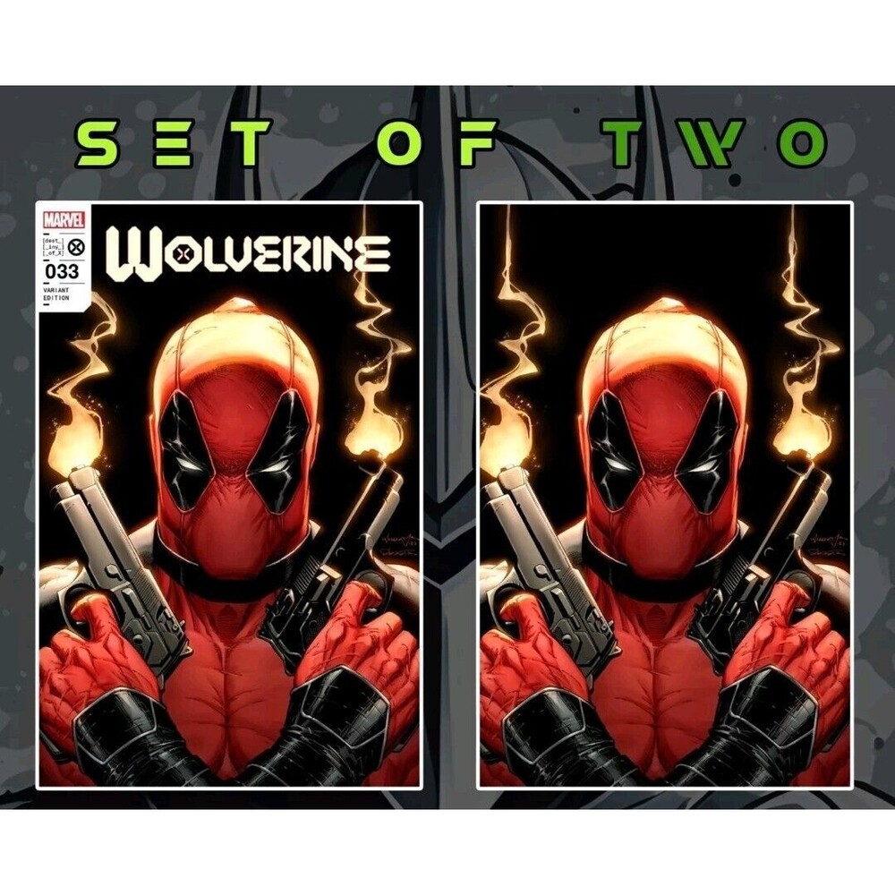 WOLVERINE #33 TRADE & VIRGIN VARIANT SET OF 2 COVERS BY SCOTT WILLIAMS Deadpool